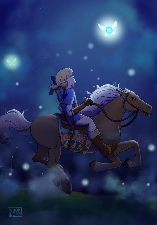 Link and Epona Link and Epona